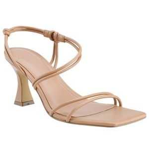 Marc Fisher Nude Strappy Heels size 8